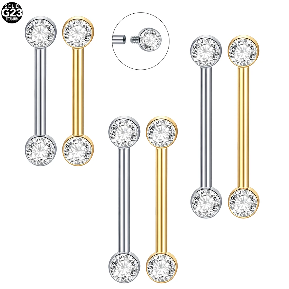 Body Jewelry Implants - Piercing para el pezón de titanio