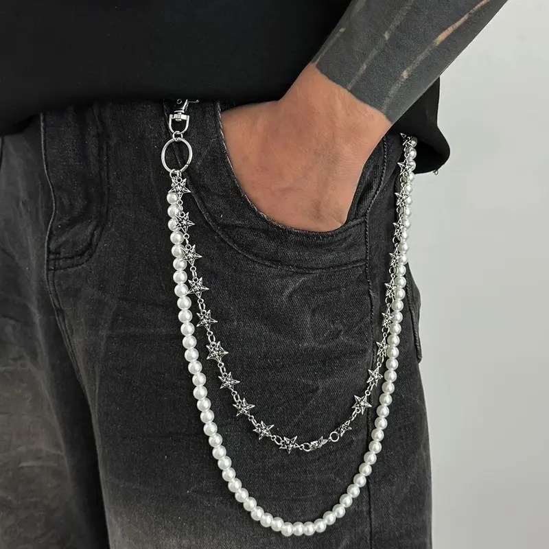 Body Jewelry Goth - Salircon - Cadena para Pantalones, Cartera,