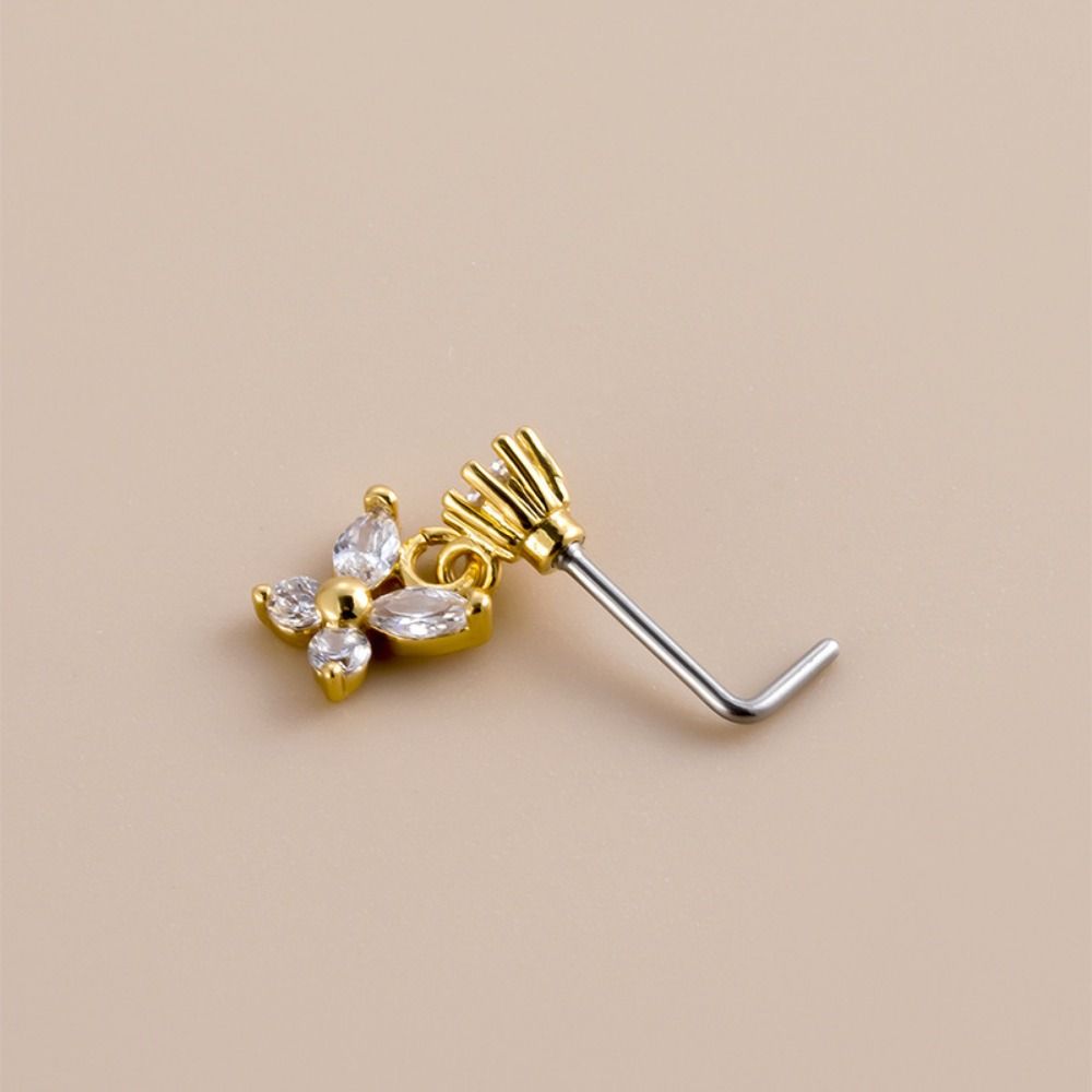 Body Jewelry Goth - Piercing de Acero Inoxidable para Nariz