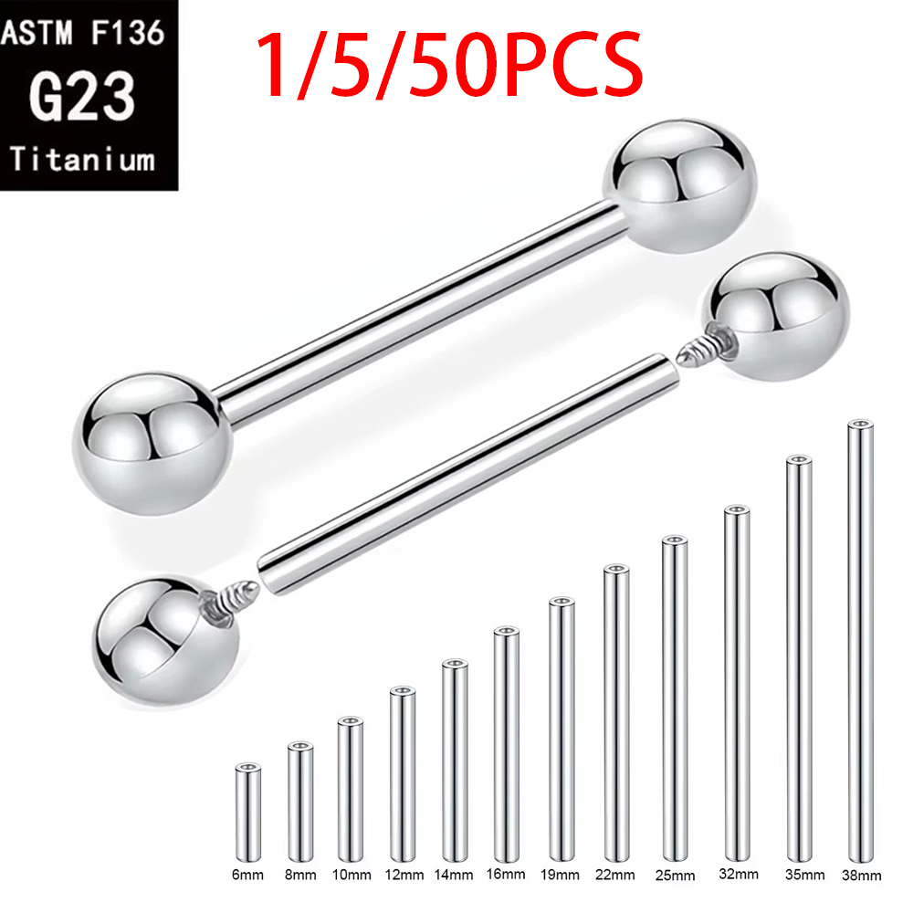Body Jewelry Implants - 1/5/50PCS ASTM F136 Titanio de grado