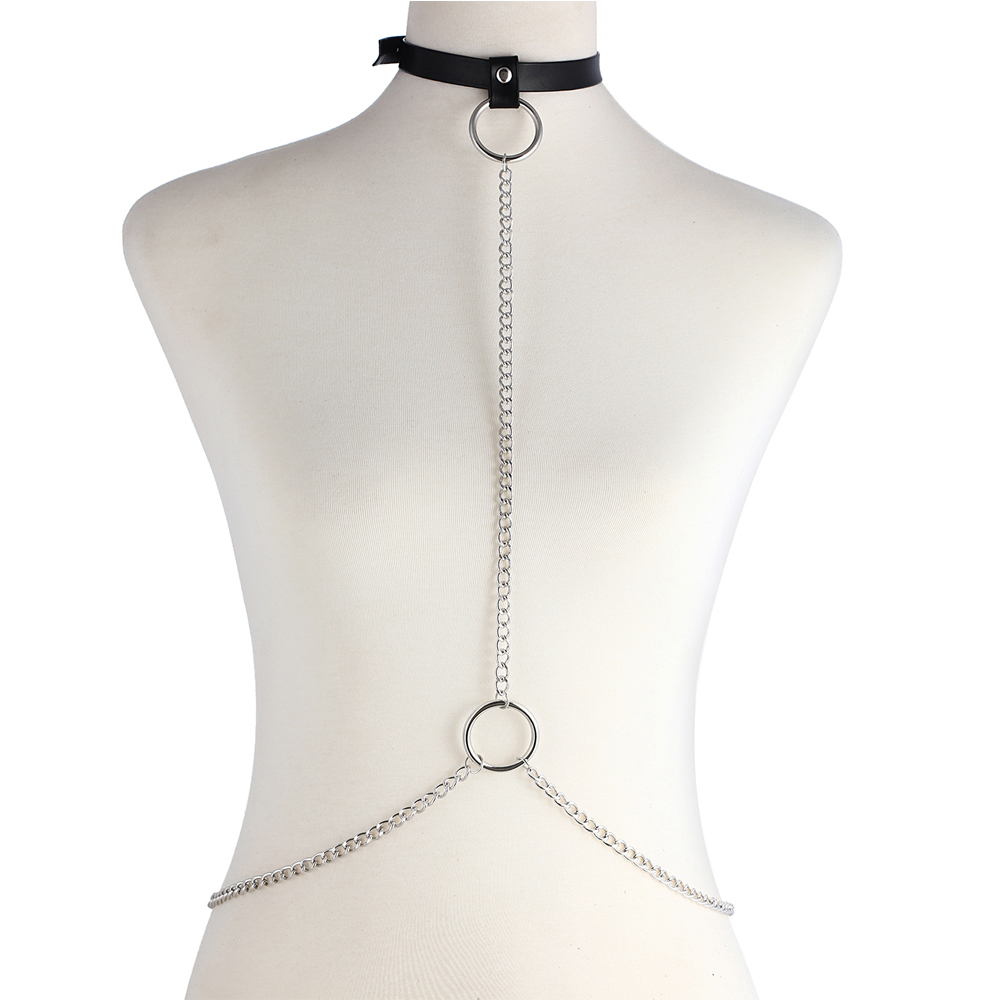 Cadena de cuerpo sexy, arnés g - Body Jewelry Goth reseña y precio