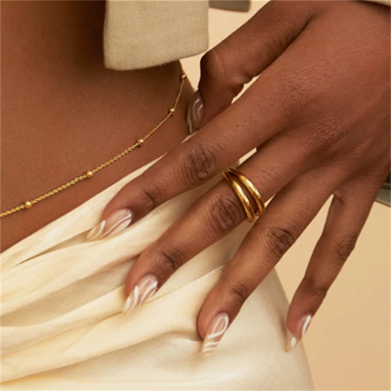Cadenas simples para el vientr - Body Jewelry Gold reseña y precio