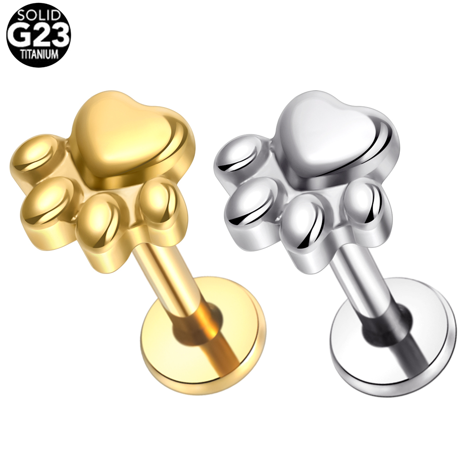Pendientes de titanio con esta - Body Jewelry Implants reseña y precio