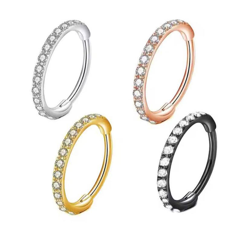 Aro de Nariz Transparente de 1 - Body Jewelry Cartilage Earrings reseña y precio