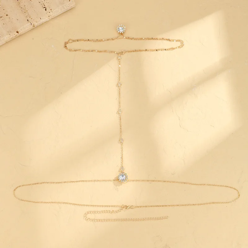 Cadena de cuerpo minimalista y - Body Jewelry For Backless Dress reseña y precio