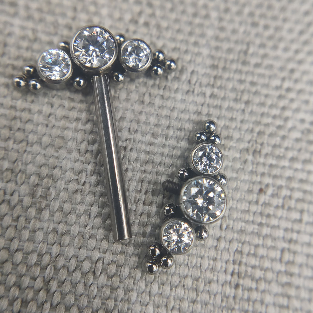 Anillo de perforación de pezón - Body Jewelry Implants reseña y precio