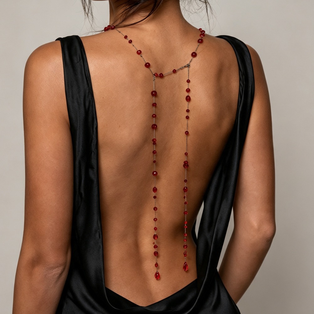 Cadena gótica para la espalda, - Body Jewelry For Backless Dress reseña y precio